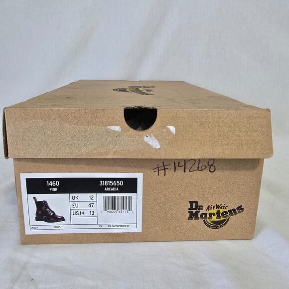 Dr. Martens Unisex 1460 Arcadia Fashion Boot, Pink, 13 US Women - Picture 4 of 15